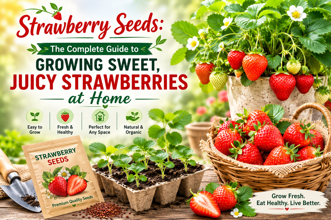 Strawberry Seeds: The Complete Guide to Growing Sweet, Juicy Strawberries at Home
